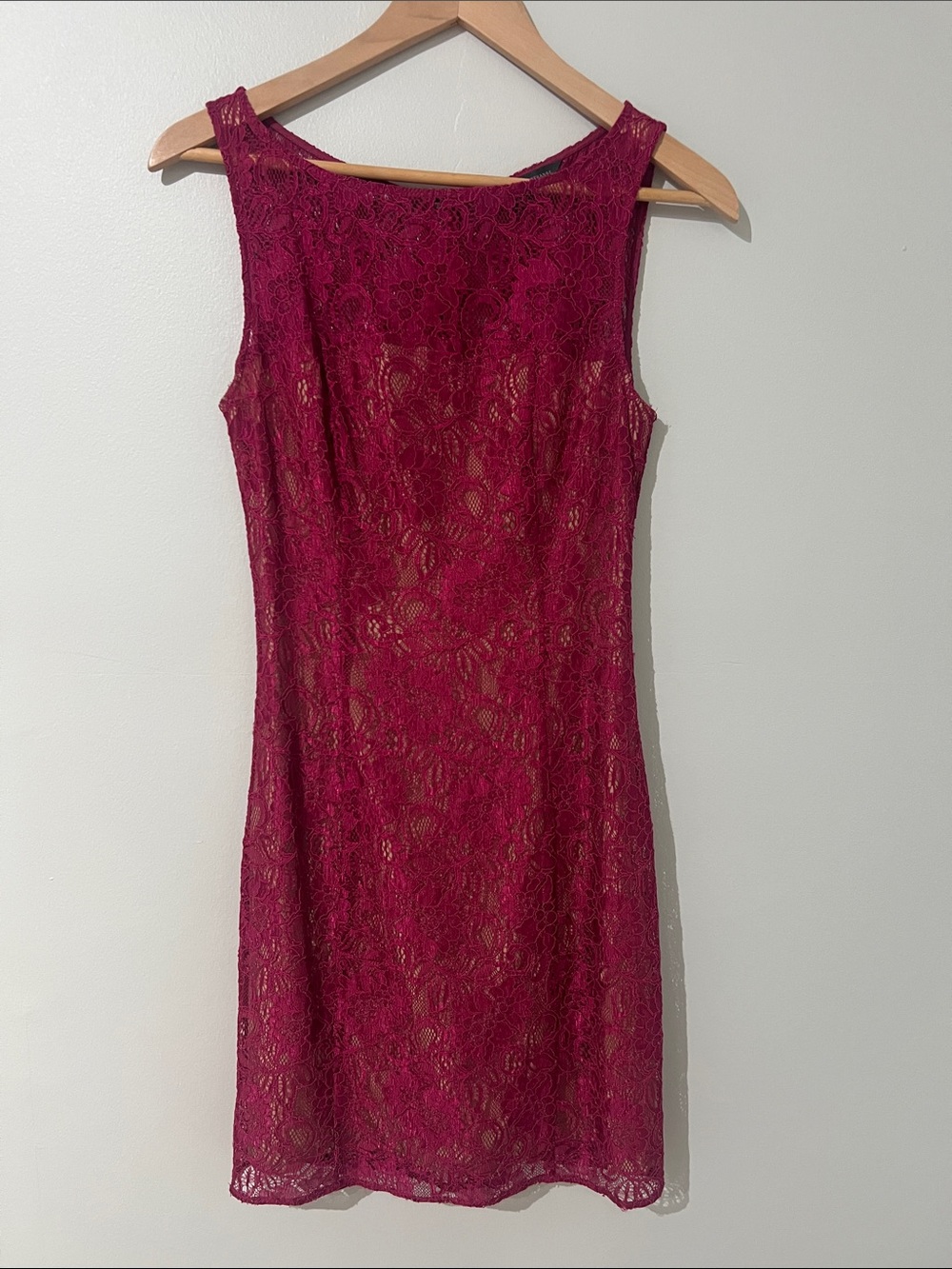 A/X Armani Exchange Women’s Rasberry Lace Dress • Size 2